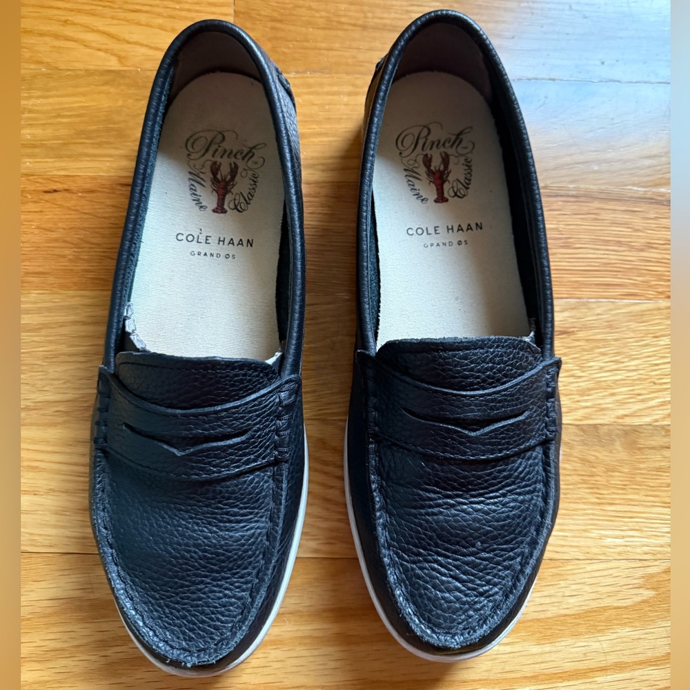Cole Haan Women’s Dark Leather Slip-Ons